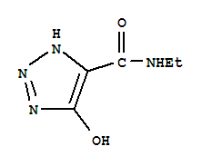 (9ci)-n-乙基-5-羥基-1H-1,2,3-噻唑-4-羧酰胺結(jié)構(gòu)式_766478-75-5結(jié)構(gòu)式