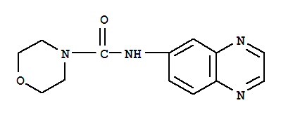 (9ci)-n-6-喹噁啉-4-嗎啉羧酰胺結(jié)構(gòu)式_766523-15-3結(jié)構(gòu)式
