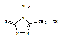 (9ci)-4-氨基-2,4-二氫-5-(羥基甲基)-3H-1,2,4-噻唑-3-硫酮結(jié)構(gòu)式_76858-25-8結(jié)構(gòu)式