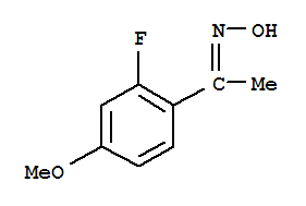 (9ci)-1-(2-氟-4-甲氧基苯基)-乙酮肟結(jié)構(gòu)式_770722-59-3結(jié)構(gòu)式