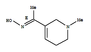 (e)-(9ci)-1-(1,2,5,6-四氫-1-甲基-3-吡啶)-乙酮肟結構式_771444-53-2結構式