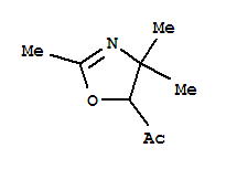 (9ci)-1-(4,5-二氫-2,4,4-三甲基-5-噁唑)-乙酮結構式_77219-10-4結構式