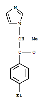 (9ci)-1-(4-乙基苯基)-2-(1H-咪唑-1-基)-1-丙酮結(jié)構(gòu)式_772308-05-1結(jié)構(gòu)式