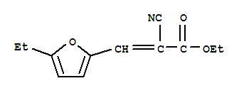 (9ci)-2-氰基-3-(5-乙基-2-呋喃)-2-丙酸乙酯結(jié)構(gòu)式_773090-90-7結(jié)構(gòu)式