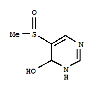 (9ci)-1,4-二氫-5-(甲基亞磺酰基)-4-羥基嘧啶結(jié)構(gòu)式_773805-12-2結(jié)構(gòu)式