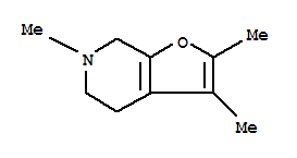 (9ci)-4,5,6,7-四氫-2,3,6-三甲基-呋喃并[2,3-c]吡啶結構式_773813-45-9結構式