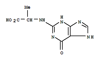 (9ci)-n-(6,7-二氫-6-氧代-1H-嘌呤-2-基)-丙氨酸結(jié)構(gòu)式_774156-67-1結(jié)構(gòu)式