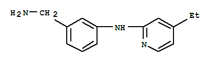 (9ci)-n-[3-(氨基甲基)苯基]-4-乙基-2-吡啶胺結(jié)構(gòu)式_774165-83-2結(jié)構(gòu)式