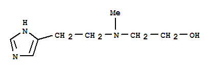 (9ci)-2-[[2-(1H-咪唑-4-基)乙基]甲基氨基]-乙醇結(jié)構(gòu)式_774479-24-2結(jié)構(gòu)式