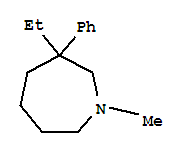 (9ci)-3-乙基六氫-1-甲基-3-苯基-1H-氮雜卓結(jié)構(gòu)式_774499-89-7結(jié)構(gòu)式