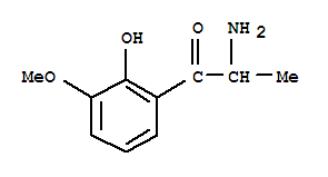 (9ci)-2-氨基-1-(2-羥基-3-甲氧基苯基)-1-丙酮結(jié)構(gòu)式_775235-91-1結(jié)構(gòu)式