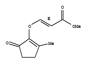(2e)-(9ci)-3-[(2-甲基-5-氧代-1-環(huán)戊烯-1-基)氧基]-2-丙酸甲酯結(jié)構式_775353-50-9結(jié)構式