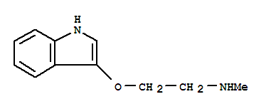 (9ci)-2-(1H-吲哚-3-基氧基)-n-甲基-乙胺結(jié)構(gòu)式_775516-65-9結(jié)構(gòu)式