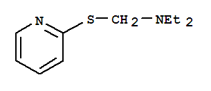 (9ci)-n-乙基-n-[(2-吡啶硫代)甲基]-乙胺結(jié)構(gòu)式_77555-21-6結(jié)構(gòu)式