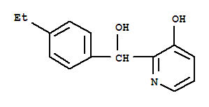 (9ci)-alpha-(4-乙基苯基)-3-羥基-2-吡啶甲醇結構式_776317-60-3結構式