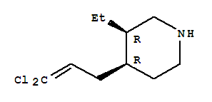 順式-(9ci)-4-(3,3-二氯-2-丙烯基)-3-乙基哌啶結構式_777004-54-3結構式