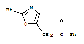 (9ci)-2-(2-乙基-5-噁唑)-1-苯基-乙酮結構式_777060-67-0結構式