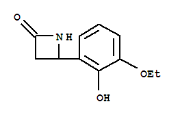 (9ci)-4-(3-乙氧基-2-羥基苯基)-2-氮雜啶酮結(jié)構(gòu)式_777885-74-2結(jié)構(gòu)式