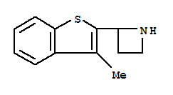 (9ci)-2-(3-甲基苯并[b]噻吩-2-基)-氮雜丁烷結(jié)構(gòu)式_777887-47-5結(jié)構(gòu)式