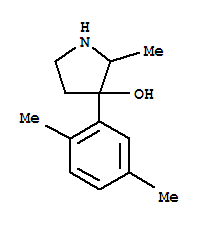 (9ci)-3-(2,5-二甲基苯基)-2-甲基-3-吡咯烷醇結(jié)構(gòu)式_778523-09-4結(jié)構(gòu)式