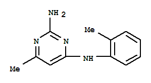 (9ci)-6-甲基-n4-(2-甲基苯基)-2,4-嘧啶二胺結(jié)構(gòu)式_778545-04-3結(jié)構(gòu)式