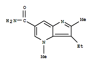 (9ci)-3-乙基-2,4-二甲基-4H-吡咯并[3,2-b]吡啶-6-羧酰胺結構式_780003-33-0結構式