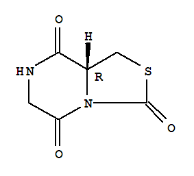 (8ar)-(9ci)-四氫-,3H-噻唑并[3,4-a]吡嗪-3,5,8-三酮結構式_781648-29-1結構式