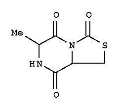(9ci)-四氫-6-甲基-3H-噻唑并[3,4-a]吡嗪-3,5,8-三酮結(jié)構(gòu)式_781648-32-6結(jié)構(gòu)式