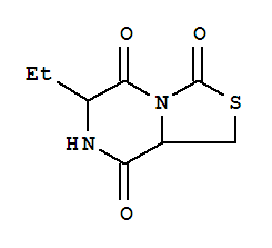 (9ci)-6-乙基四氫-3H-噻唑并[3,4-a]吡嗪-3,5,8-三酮結構式_781648-33-7結構式