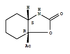 順式-(9ci)-7a-乙?；鶜?2(3H)-苯噁唑酮結(jié)構(gòu)式_78174-36-4結(jié)構(gòu)式