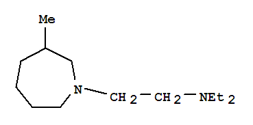 (9ci)-N,N-二乙基六氫-3-甲基-1H-氮雜卓-1-乙胺結(jié)構(gòu)式_782385-99-3結(jié)構(gòu)式