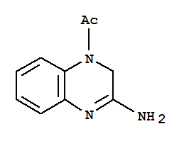 (9ci)-4-乙?；?3,4-二氫-2-喹噁啉胺結(jié)構(gòu)式_782428-50-6結(jié)構(gòu)式