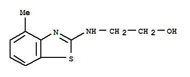 (9ci)-2-[(4-甲基-2-苯并噻唑)氨基]-乙醇結(jié)構(gòu)式_78290-90-1結(jié)構(gòu)式