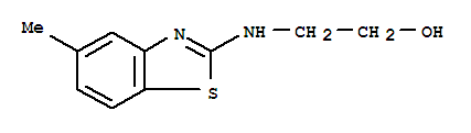 (9ci)-2-[(5-甲基-2-苯并噻唑)氨基]-乙醇結(jié)構(gòu)式_78290-91-2結(jié)構(gòu)式