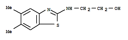 (9ci)-2-[(5,6-二甲基-2-苯并噻唑)氨基]-乙醇結(jié)構(gòu)式_78290-92-3結(jié)構(gòu)式