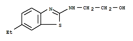(9ci)-2-[(6-乙基-2-苯并噻唑)氨基]-乙醇結(jié)構(gòu)式_78290-94-5結(jié)構(gòu)式