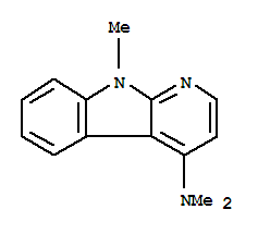 (9ci)-n,n,9-三甲基-9H-吡啶并[2,3-b]吲哚-4-胺結(jié)構(gòu)式_784076-51-3結(jié)構(gòu)式