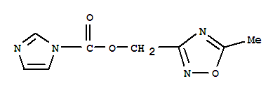 (9ci)-1H-咪唑-1-羧酸-(5-甲基-1,2,4-噁二唑-3-基)甲酯結構式_784148-73-8結構式