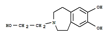 (9ci)-3-(2-羥基乙基)-2,3,4,5-四氫-1H-3-苯氮雜卓-7,8-二醇結(jié)構(gòu)式_784999-07-1結(jié)構(gòu)式