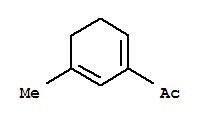 (9ci)-1-(5-甲基-1,5-環(huán)己二烯-1-基)-乙酮結(jié)構(gòu)式_78523-44-1結(jié)構(gòu)式