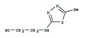  2-[(5-甲基-1,3,4-噻二唑-2-基)氨基]-乙醇結(jié)構(gòu)式_785722-25-0結(jié)構(gòu)式