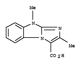 (9ci)-2,9-二甲基-9H-咪唑并[1,2-a]苯并咪唑-3-羧酸結(jié)構(gòu)式_785764-10-5結(jié)構(gòu)式