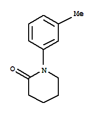 1-間甲苯-2-哌啶酮結(jié)構(gòu)式_78648-32-5結(jié)構(gòu)式