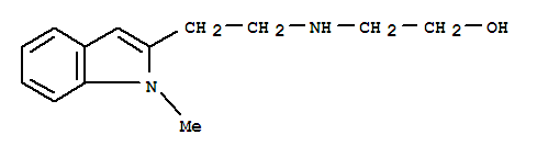 (9ci)-2-[[2-(1-甲基-1H-吲哚-2-基)乙基]氨基]-乙醇結構式_787497-23-8結構式