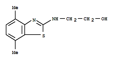 (9ci)-2-[(4,7-二甲基-2-苯并噻唑)氨基]-乙醇結構式_787500-57-6結構式