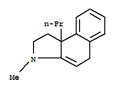(9ci)-2,3,5,9b-四氫-3-甲基-9b-丙基-1H-苯[e]吲哚結(jié)構(gòu)式_790146-75-7結(jié)構(gòu)式