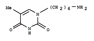 (9ci)-1-(6-氨基己基)-5-甲基-2,4(1H,3h)-嘧啶二酮結(jié)構(gòu)式_790167-37-2結(jié)構(gòu)式