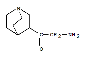 (9ci)-2-氨基-1-(1-氮雜雙環(huán)[2.2.2]-3-辛基)-乙酮結(jié)構(gòu)式_790172-84-8結(jié)構(gòu)式
