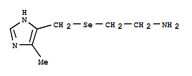 (9ci)-2-[[(5-甲基-1H-咪唑-4-基)甲基]seleno]-乙胺結(jié)構(gòu)式_790613-31-9結(jié)構(gòu)式