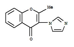 (9ci)-3-(1H-咪唑-1-基)-2-甲基-4H-1-苯并吡喃-4-酮結(jié)構(gòu)式_790617-62-8結(jié)構(gòu)式